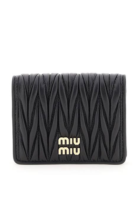 matelasse miu miu wallet